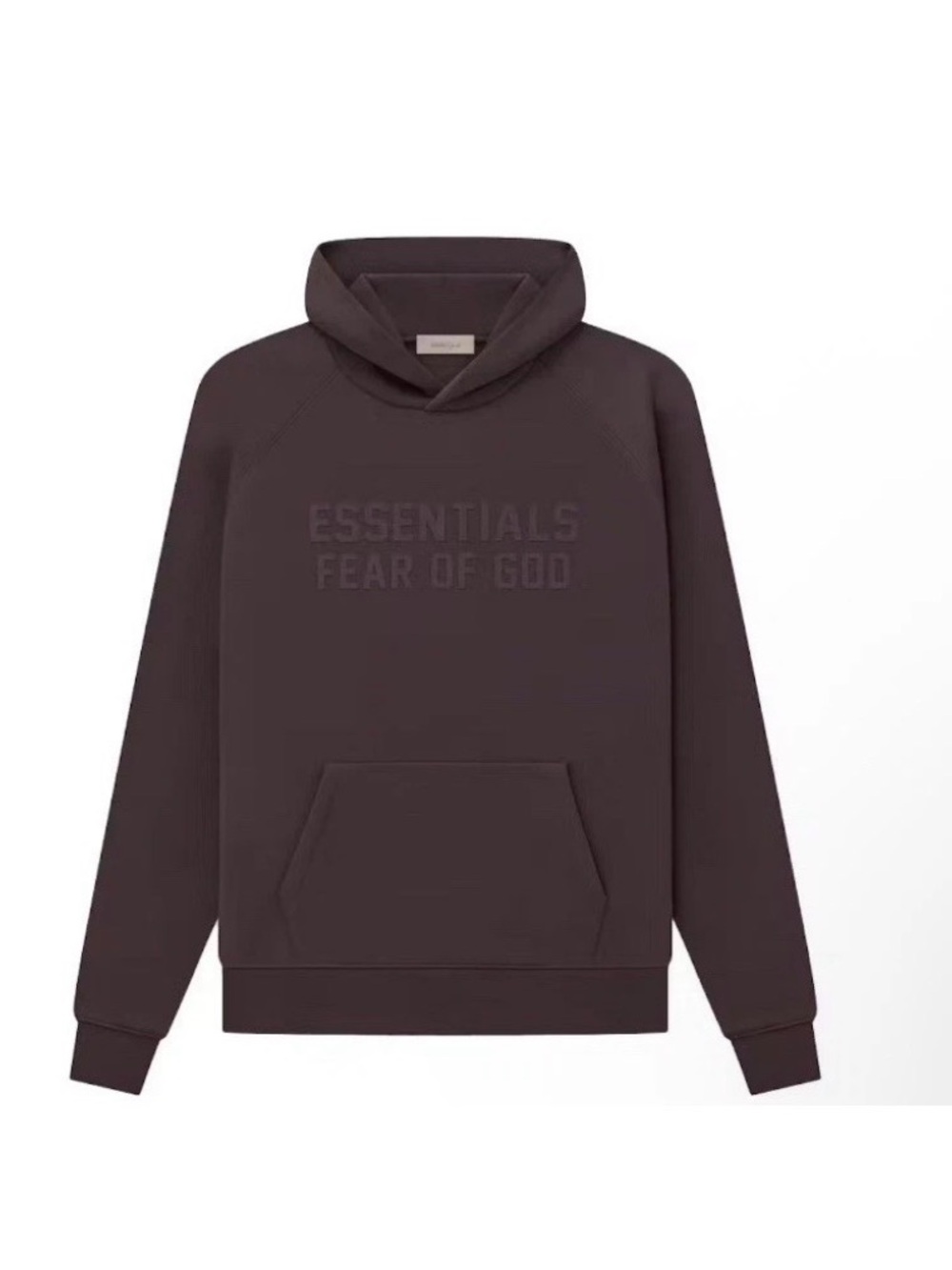 Essentials Fear of God Plum Brown Hoodie XL